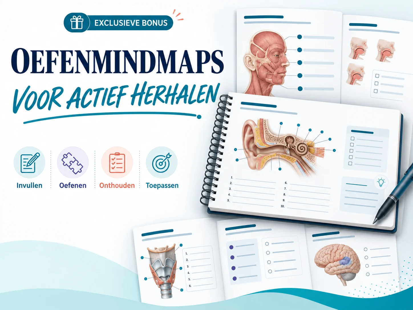 Oefenmindmaps voor Actief Herhalen
