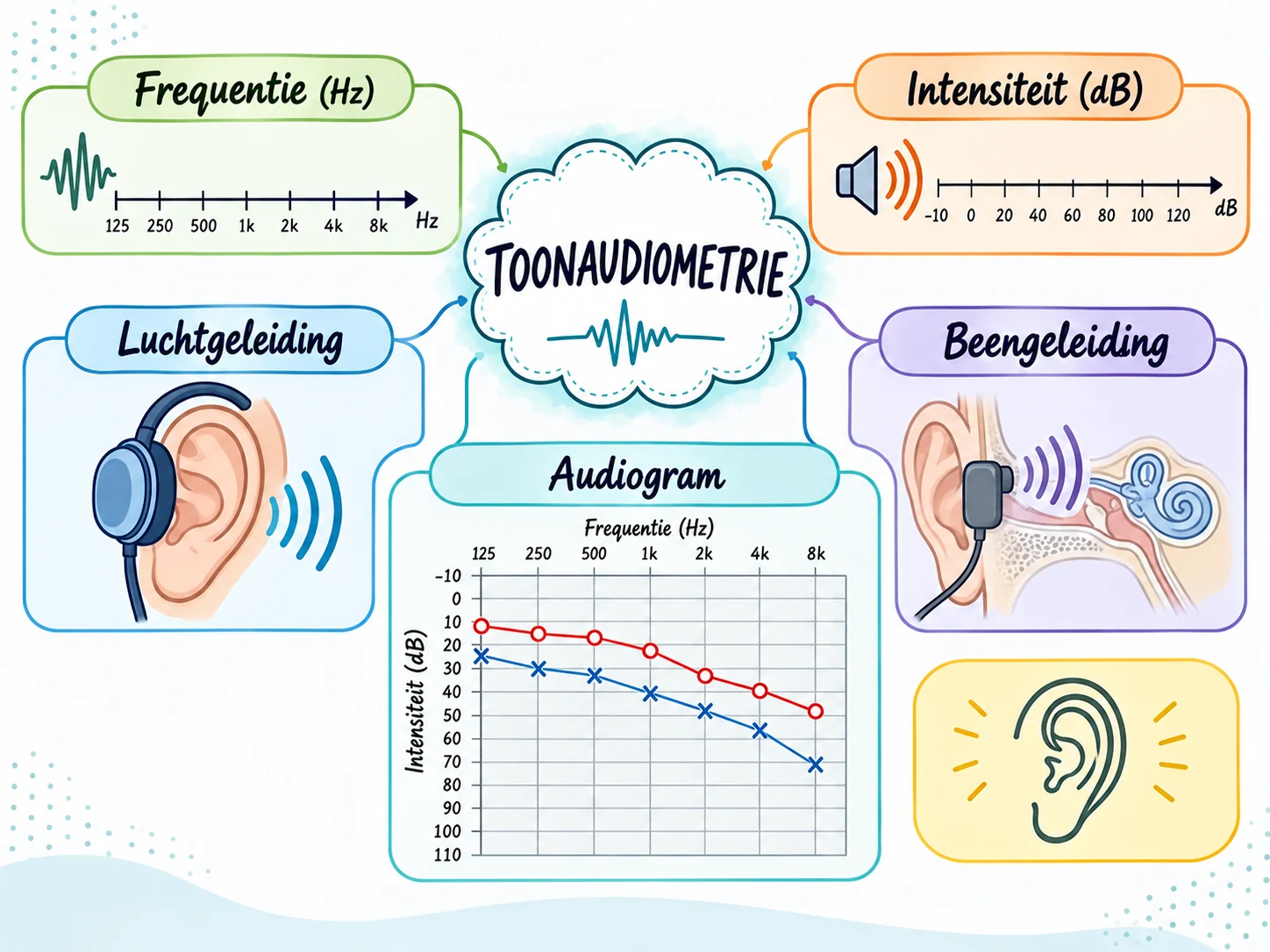 Mindmap Toonaudiometrie